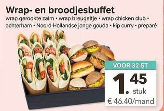 Bon Ap Wrap En Broodjesbuffet aanbieding