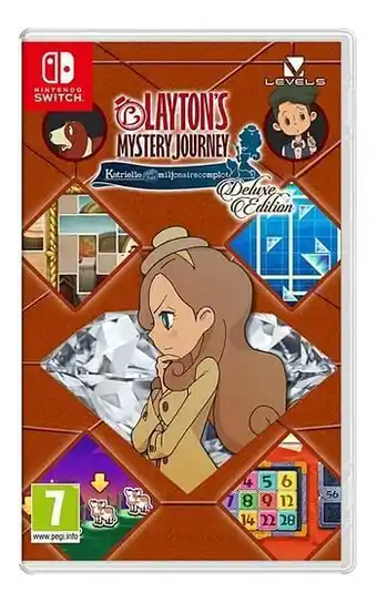 Dreamland Nintendo Switch Layton’s Mystery Journey Katrielle en het Miljonairscomplot Deluxe edition ENG aanbieding
