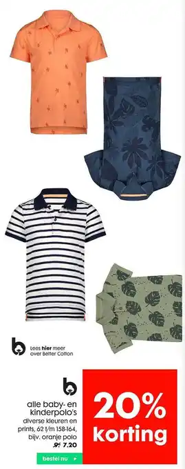 HEMA Baby En Kinderpolos aanbieding