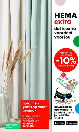HEMA Gordijnen aanbieding