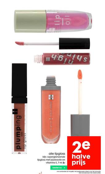 HEMA Lipgloss aanbieding