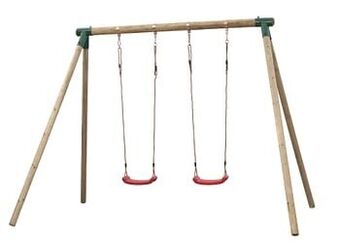 Brico SwingKing dubbele schommel Bernadette 220x290x220cm aanbieding