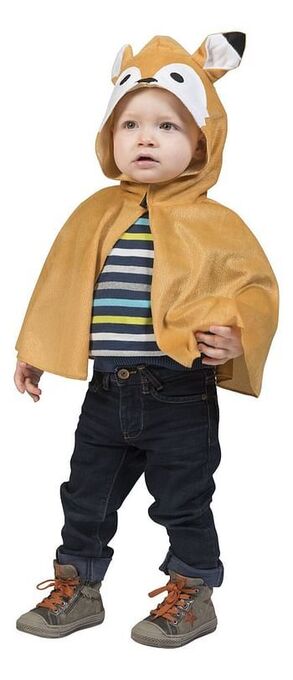 Verkleedpak Vos cape Baby één maat