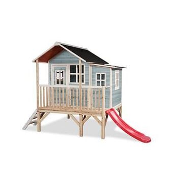 EXIT Loft 350 houten speelhuis blauw