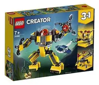 Dreamland LEGO Creator 3-in-1 31090 Onderwaterrobot aanbieding