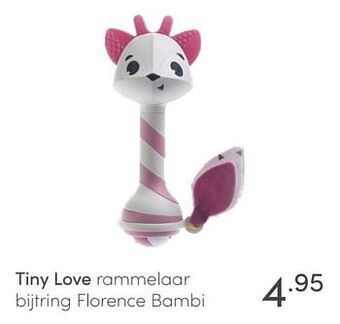 Baby & Tiener Tiny love rammelaar bijtring florence bambi aanbieding