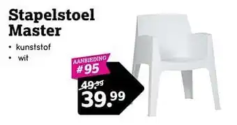Leen Bakker Stapelstoel master aanbieding