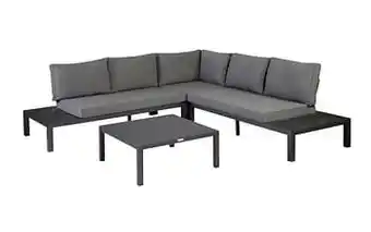 Brico Exotan loungeset La Vida antraciet aanbieding