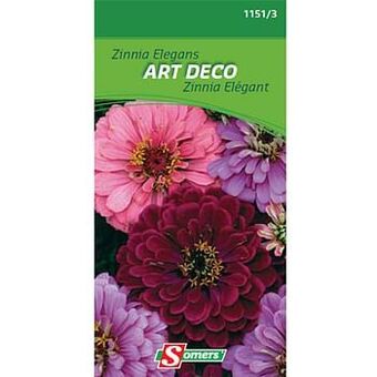 Brico Somers zaad pakket zinnia Elegans ’Art Deco’ aanbieding