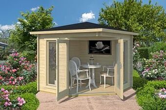 Brico Weka tuinhuis 408 240x240cm aanbieding