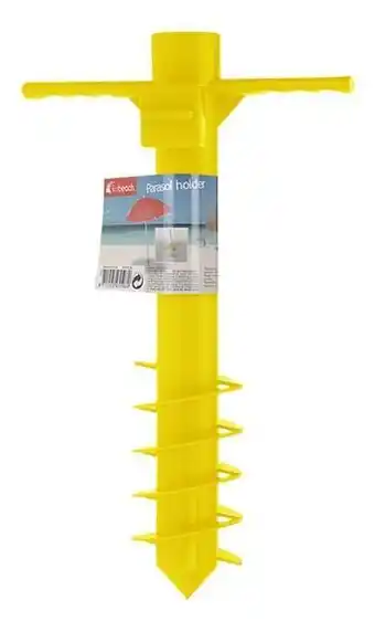 Dreamland Kunststof grondanker voor parasol geel aanbieding