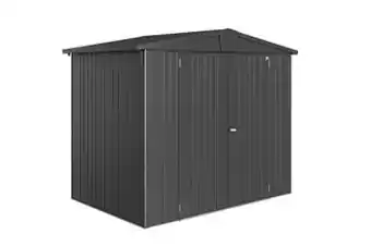 Brico Biohort tuinhuis Europa 3 donkergrijs 156x244cm aanbieding