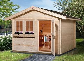 Brico Weka tuinhuis 139 GR3 300x380cm aanbieding