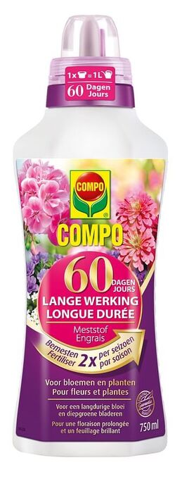 Brico Compo vloeibare meststof Lange Werking 60 dagen 750ml aanbieding