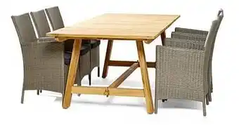 Dreamland Tuinset Naturel/Brossard grijs aanbieding
