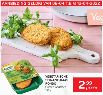 Alvo Vegetarische Spinazie-Kaas Rondo aanbieding