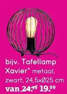Leen Bakker Tafellamp xavier aanbieding