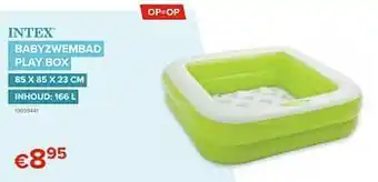 Babyzwembad play box