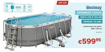 Euroshop Zwembad ovaal aanbieding