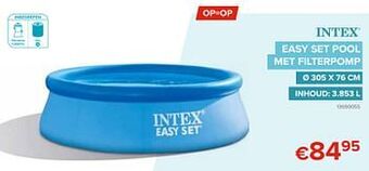 Euroshop Easy set pool met filterpomp aanbieding