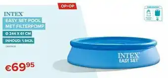 Euroshop Easy set pool met filterpomp aanbieding
