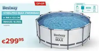 Euroshop Steelpro max zwembad aanbieding