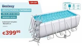 Euroshop Rechthoekig zwembad aanbieding