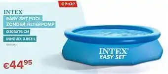 Euroshop Easy set pool zonder filterpomp aanbieding