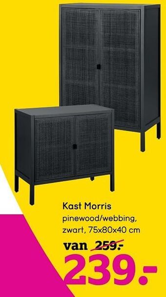 Leen Bakker Kast morris aanbieding