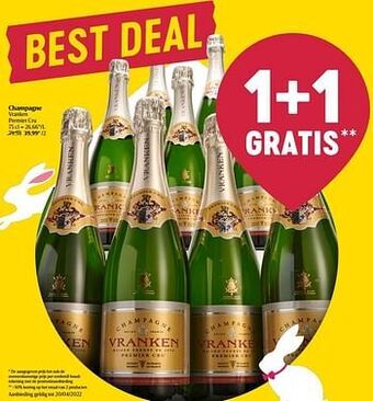 Delhaize Champagne vranken premier cru aanbieding