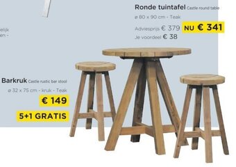 Molecule Ronde tuintafel aanbieding