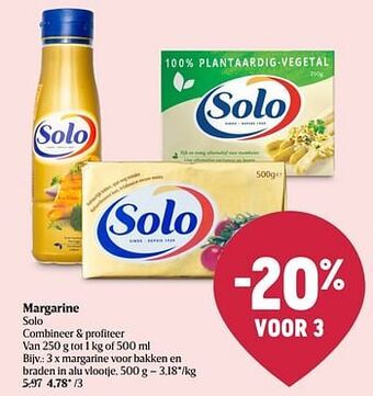 Margarine solo