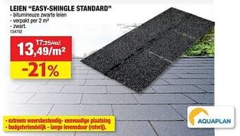Hubo Leien easy-shingle standard aanbieding