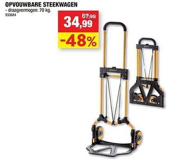 Hubo Opvouwbare steekwagen aanbieding
