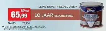 Hubo Levis expert gevel aanbieding