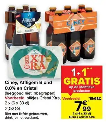 Carrefour Cristal xtra aanbieding