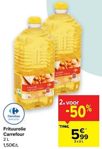 Carrefour Frituurolie carrefour aanbieding