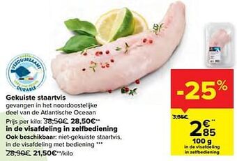 Carrefour Gekuiste staartvis aanbieding