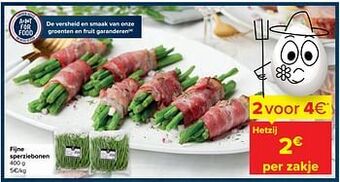 Carrefour Fijne sperziebonen aanbieding