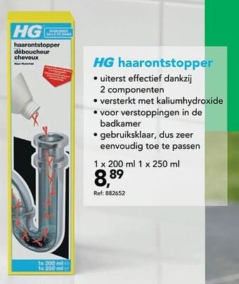 Hubo Hg haarontstopper aanbieding