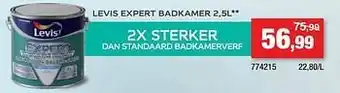 Hubo Levis expert badkamer aanbieding