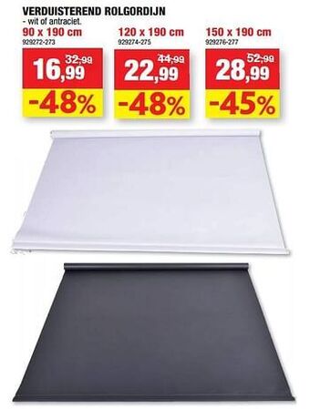 Hubo Verduisterend rolgordijn aanbieding