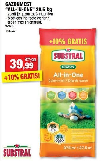 Hubo Gazonmest all-in-one aanbieding