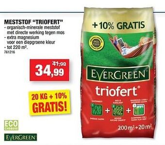Hubo Meststof triofert aanbieding