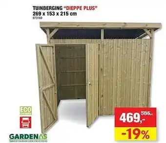 Hubo Tuinberging dieppe plus aanbieding