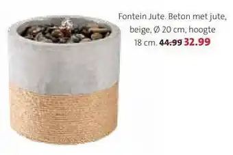 Intratuin Fontein jute aanbieding
