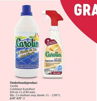 Delhaize Onderhoudsproduct aanbieding