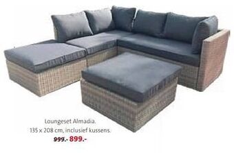 Intratuin Loungeset almadia aanbieding