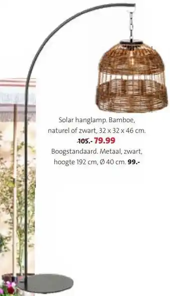 Intratuin Solar hanglamp aanbieding