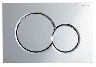X2O Geberit Sigma 01 bedieningspaneel glanzend chroom voor UP320 inbouwreservoir aanbieding